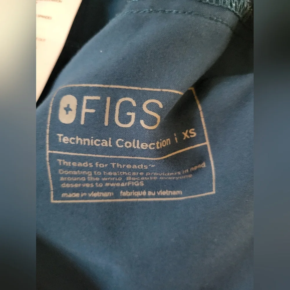FIGS Men’s Tansen Jogger Scrub Pants Dark Teal 5-Pocket Size XS FIONx Athletic